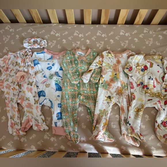 Burt’s bees baby pjs + one Milkberry never worn - Picture 1 of 3